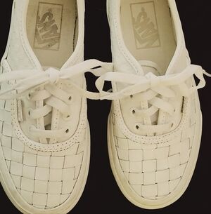 Vans Classic White Woven Sneakers